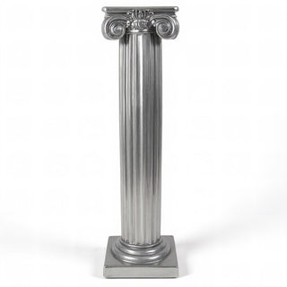 Ionic Column - 96-inch — Antique Silver finish