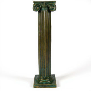 Ionic Column - 96-inch — Green Bronze finish