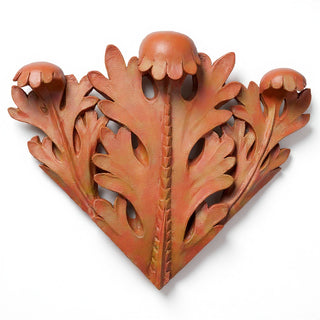 Leaf Accent Corner Wall Piece - 17.5-inch — Metro finish
