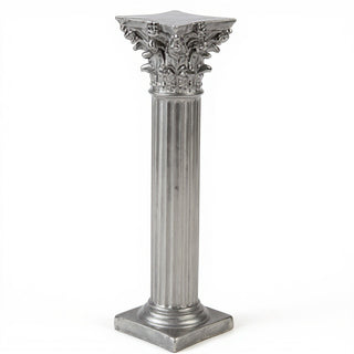 Corinth Pedestal - 39-inch — Aged Silver finish