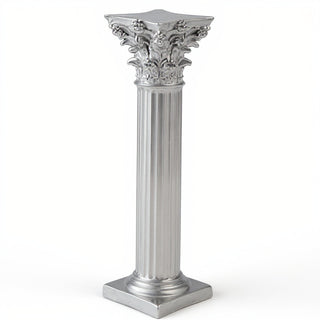 Corinth Pedestal - 39-inch — Antique Silver finish