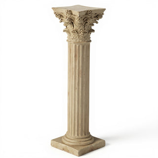 Corinth Pedestal - 39-inch — Gothic Stone finish