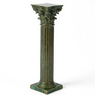 Corinth Pedestal - 39-inch — Green Bronze finish