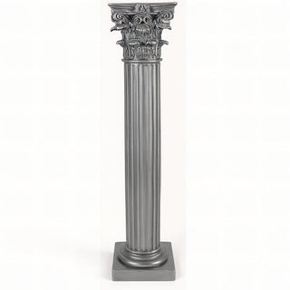 Corinthian Column - 72-inch — Aged Silver finish