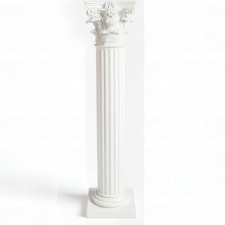 Corinthian Column - 72-inch — Flat White finish