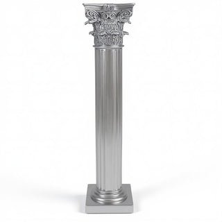 Corinthian Column - 72-inch — Silver finish