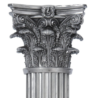Corinthian Column - 84-inch — Antique Silver finish