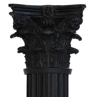 Corinthian Column - 84-inch — Dusted Black finish