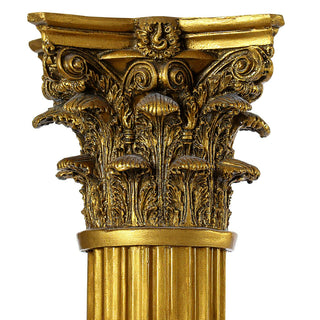 Corinthian Column - 84-inch — Deep Gold finish