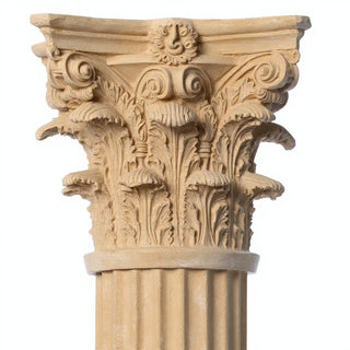 Corinthian Column - 84-inch — Dusted Sand finish