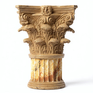 Corinthian Column - 84-inch — Gothic Stone finish