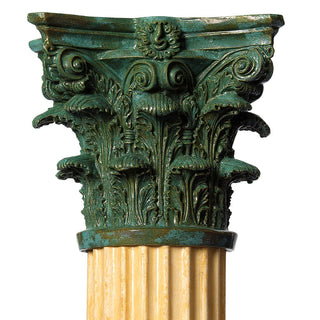Corinthian Column - 84-inch — Green Bronze finish