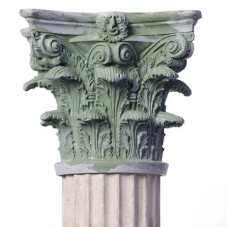 Corinthian Column - 84-inch — Mossy Green finish