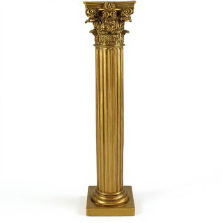 Corinth Column - 96-inch — Antique Gold finish