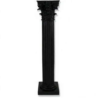 Corinth Column - 96-inch — Flat Black finish