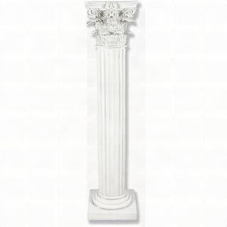 Corinth Column - 96-inch — Flat White finish