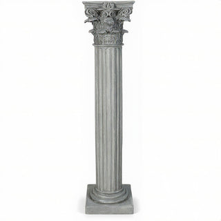 Corinth Column - 96-inch — Limestone finish