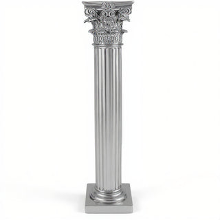Corinth Column - 96-inch — Silver finish