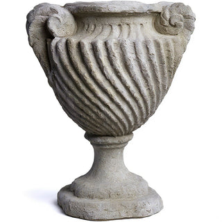 Spirro Urn Planter - 18-inch — Antique Stone finish
