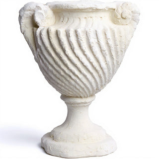Spirro Urn Planter - 18-inch — Antique White finish