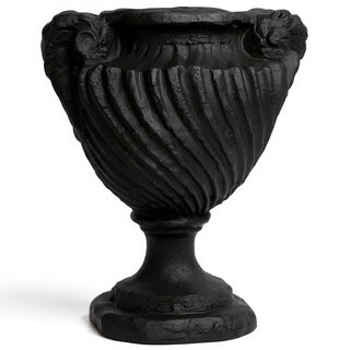 Spirro Urn Planter - 18-inch — Dusted Black finish