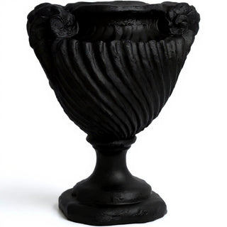 Spirro Urn Planter - 18-inch — Flat Black finish