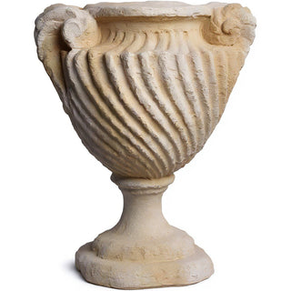 Spirro Urn Planter - 18-inch — Museum Terracotta finish