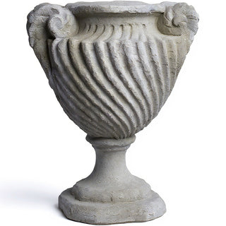Spirro Urn Planter - 18-inch — Old Stone finish