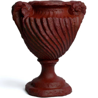 Spirro Urn Planter - 18-inch — Rust finish
