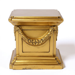 Alessa B Pedestal — Antique Gold finish