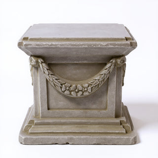 Alessa B Pedestal — Antique Stone finish