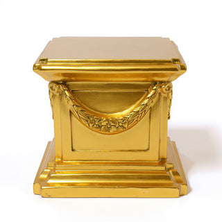 Alessa B Pedestal — Deep Gold finish