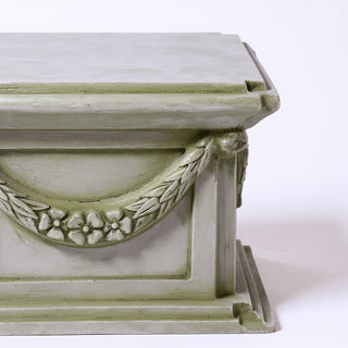 Alessa B Pedestal — Mossy Green finish