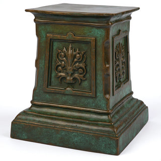 English Pedestal - 20-inch — Green Bronze finish