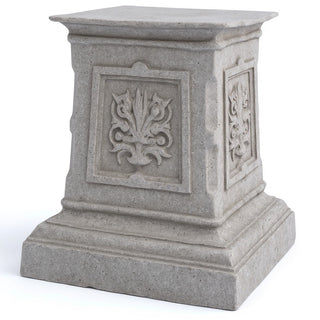English Pedestal - 20-inch — Limestone finish
