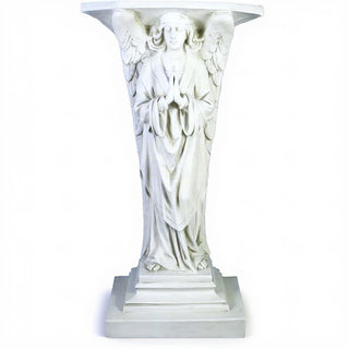Praying Angel Statue - 38-inch — Flat White finish