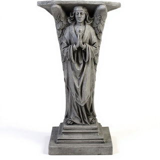Praying Angel Statue - 38-inch — Old Stone finish