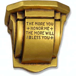 Honor Me Bracket Wall Bracket - 7-inch — Antique Gold finish