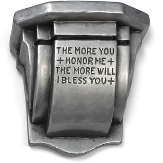 Honor Me Bracket Wall Bracket - 7-inch — Aged Silver finish