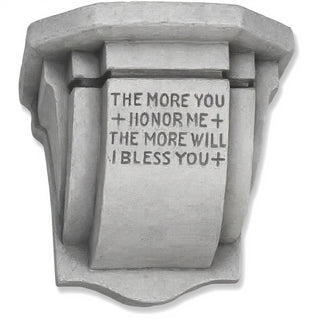 Honor Me Bracket Wall Bracket - 7-inch — Limestone finish