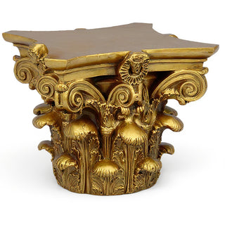 Corinthian Capital - 16-inch — Antique Gold finish