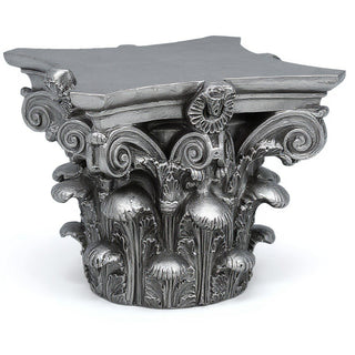 Corinthian Capital - 16-inch — Aged Silver finish