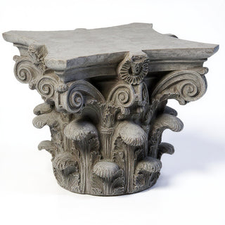 Corinthian Capital - 16-inch — Antique Stone finish