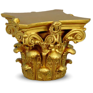 Corinthian Capital - 16-inch — Deep Gold finish