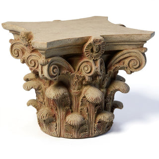 Corinthian Capital - 16-inch — Gothic Stone finish