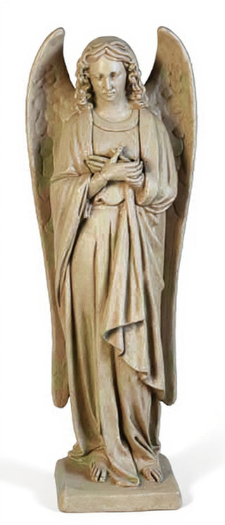 Chapel Angel Praying Statue - 25-inch