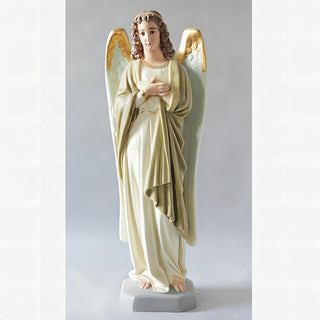 Chapel Angel Praying Statue - 25-inch - Realistic Color - Hand-Painted