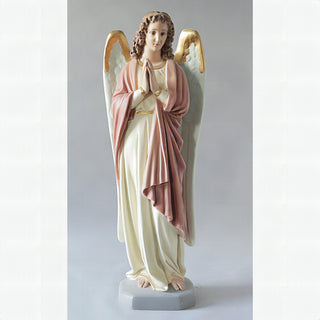 Chapel Angel Praying Statue - 25-inch - Realistic Color - Hand-Painted