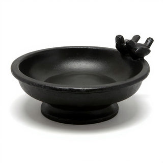Finch Birdbath — Iron finish