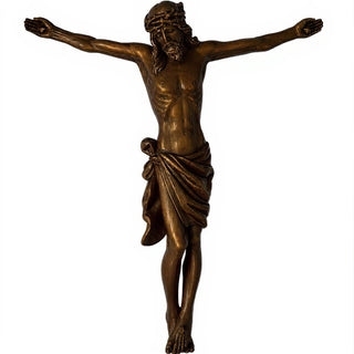Great Oak Crucifix - 37-inch — Bronze finish